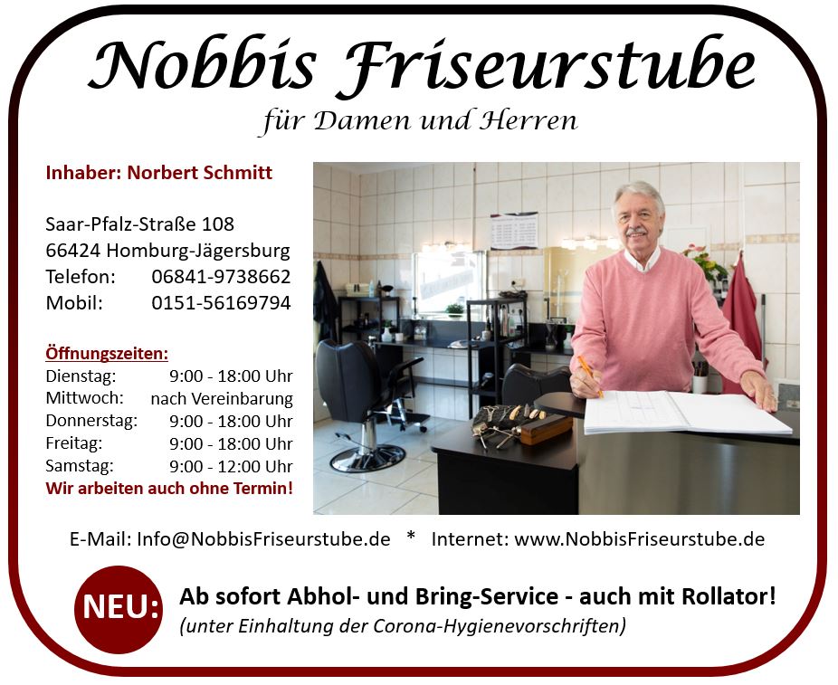Nobbis Friseurstube Homburg-Jägersburg